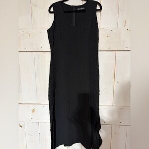 Courtney Washington Black Pucker Dress
